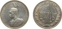 German East Africa 1 Rupie German East Africa German colony 1906 A 1 Rupie - Wilhelm II Silver (.917) Berlin Mint (950000) 11.664g AU Surface hairlines KM -