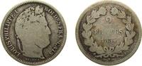 France 2 Francs France Kingdom 1834 I 2 Francs - Louis Philippe I Silver (.900) Limoges Mint (34165) 9.4g VF F 260 Gad 520 KM 743.6 -