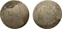 France 120 Sols France Kingdom 1726-1749 & 1 Écu - Louis XV Silver (.917) Aix-en-Provence Mint 29.1g VF Dy royales 1675 GadR 321 KM 486 Cian -