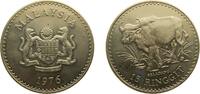 Malaysia 15 Ringgit Malaysia Federal elective constitutional monarchy 1976 15 Ringgit - Agong VI (Conservation) Silver (.925) Royal Mint (40000) 28. -