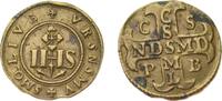 Italy NULL Italy Italian states 17th Century Medal - Montecassino Abbey Brass 4.3g AU -