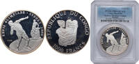 Republic of the Congo 1000 Francs CFA Republic of the Congo People's Republic 1999 1000 Francs CFA (2000 Summer Olympic Games) Piefort Very Rare Silver (.999) (200) 4 -