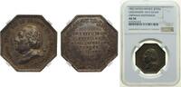 France Jeton France Kingdom 1822 Jeton - Orphans Institution Silver NGC AU 58 Gailhouste 1015 -