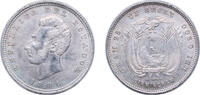 Ecuador 1 Sucre Ecuador Republic 1884 HEATON 1 Sucre Silver (.900) Heaton and Sons / The Mint Birmingham Limited (250000) 25g AU KM 53 -