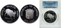 Philippines 200 Pesos Philippines Republic 1987 200 Piso (WWF) Silver (.925) 25g PCGS PR 68 KM 248 Schön 89 -