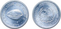 Guinea 50 Cauris Guinea Republic 1971 50 Cauris Aluminium 0.68g BU KM 42 Schön 41 -