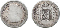 Peru 2 Reales Peru Spanish colony 1783 MI 2 Reales - Carlos III (portrait) Silver (.903) Lima Mint (539068) 5.8g VF KM 76 -