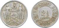 British Malaysia 2½ Cents British Malaysia North Borneo 1920 H 2½ Cents Copper-nickel (280000) 4.82g VF KM 4 Schön 4 -
