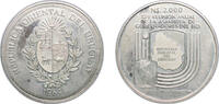Uruguay 2000 Nuevos Pesos Uruguay Oriental Republic of Uruguay 1984 2000 Nuevos Pesos (BID Meeting) Silver (.900) (15000) 25.08g UNC KM 88 SA E.8 CG 134 -