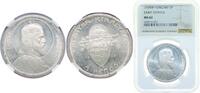 Hungary 5 Pengos Hungary 1938 BP 5 Pengő - Miklós Horthy (Death of St. Stephen) Silver (.640) (600000) 25g NGC MS 62 KM 516 ÉH 1508 H 2260 Adamo -