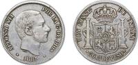 Philippines 50 Centavos Philippines Spanish colony 1881 50 Centavos - Alfonso XII Silver (.835) (2479806) 12.82g XF KM 150 -