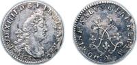 France 4 Sols France Kingdom 1695 AA 4 Sols with 2 Ls - Louis XIV Silver (.798) Metz Mint 1.37g VF Dy royales 1519 KM 281 -