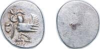 Cambodia 2 Pe Cambodia Kingdom 1847 - 1860 2 Pe / ½ Fuang Silver (500) 1.42g VF KM 7.3 -