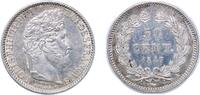 France 50 Centimes France 1847 A 50 Centimes - Louis-Philippe Silver (.900) (3327306) 2.49g AU F 183 Gad 410 KM 768 -