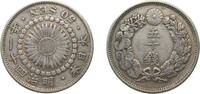 Japan 50 Sen Japan Empire M41 (1908) 年一十四治明 50 Sen - Meiji Silver (.800) (25470371) 10.13g XF Y 31 JNDA 01-15 -