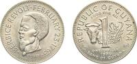 Guyana 1 Dollar Guyana Republic 1970 1 Dollar (FAO) Copper-nickel Royal Mint (Tower Hill) (500000) 19.2g BU KM 36 Schön 36 -