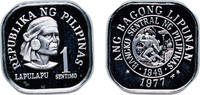 Philippines 1 Sentimo Philippines Republic 1977 1 Sentimo Aluminium-magnesium (4808000) 1.2g PF KM 205 Schön 44 -
