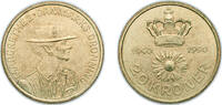 Denmark 20 Kroner Denmark 1990 LG 20 Kroner - Margrethe II (50th Birthday) Aluminium bronze (1101000) 9.32g UNC KM 870 Schön 91 -