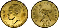Tanzania 20 Senti Tanzania Republic 1970 20 Senti -