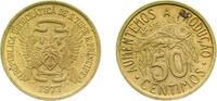 São Tomé and Príncipe 50 Cêntimos São Tomé and Príncipe Democratic Republic 1977 50 Cêntimos (FAO: Fisheries) Brass 1.73g UNC KM 25 -
