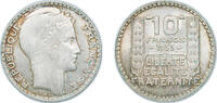 France 10 Francs France Third Republic 1933 10 Francs Silver (.680) (31145963) 10.04g UNC F 360 KM 878 Gad 801 Schön 205 -