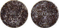 Germany 3 Kopecks Germany Second Empire Wilhelm II 1916 A 3 Kopecks Military Coinage -
