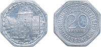 Germany 20 Pfennigs Nuremberg and Fürth, Cities of ND 20 Pfennig - Nassauer Haus (Nürnberg-Fürth) Aluminium L. Chr. Lauer Mint 1.3g AU Men05 19256.2 -