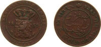 Indonesia ½ Cent Indonesia Netherlands East Indies Dutch colony 1859 ½ Cent Copper Utrecht Mint (219600000) 2.14g XF KM 306 Schön 1 -