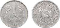 Germany 1 Deutsche Mark Germany Federal Republic of Germany 1960 J 1 Deutsche Mark Copper-nickel Hamburgische Münze Mint (5612000) 5.5g XF KM 110 J 385 -