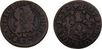 France Double Tournois France feudal States Principality of Sedan Frédéric Maurice de La Tour d'Auvergne 1632 Double Tournois 3.2g -