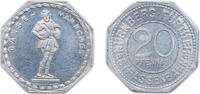 Germany 20 Pfennigs Nuremberg and Fürth, Cities of ND 20 Pfennig - Gänse Männchen (Nürnberg-Fürth) Aluminium L. Chr. Lauer Mint 1.3g AU Men05 19256. -
