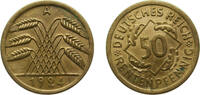Germany 50 RENTENPFENNIG Germany Germany - 1871-1948 Weimar Republic 1924 A 50 RENTENPFENNIG Aluminium-bronze Berlin mint BU KM41 AKS39 J318 Schön DM41 -