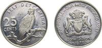 Guyana 25 Cents Guyana Republic 1979 FM 25 Cents (Harpy - Set Issue) Copper-nickel The Franklin Mint (3547) 4.25g PF KM 40 Schön 40 -