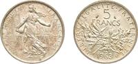 France 5 Francs France Fifth Republic 1963 5 Francs Silver (.835) Paris Mint (37936000) 12g UNC KM 926 Gad 770 F 340 Schön 235 -