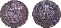 France NULL France Second Empire 1870 Satirical Token - Napoleon III (Defeat of Sedan) Bronze 12.5g VF -