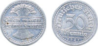 Germany 50 Pfennigs Germany Germany - 1871-1948 Weimar Republic 1921 G 50 Pfennig Aluminium Staatliche Münze Baden-Württemberg Mint (19106787) 1.7g -