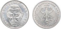 Germany 2 Deutsche Mark Germany Federal Republic of Germany 1999 G 2 Deutsche Mark (Ludwig Erhard) Copper-nickel clad nickel Staatliche Münze Baden-Würt -
