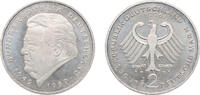 Germany 2 Deutsche Mark Germany Federal Republic of Germany 1996 J 2 Deutsche Mark (Franz Josef Strauss) Copper-nickel clad nickel Hamburgische Münze Mi -