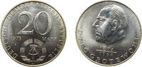 Germany 20 Mark Germany German Democratic Republic 1973 A 20 Mark (Otto Grotewohl) Nickel brass Berlin Mint (2534724) 15g BU KM 47 Schön 45 J 15 -