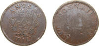 France 10 Centimes France Kingdom 1814 10 Centimes - Louis XVIII (Antwerp; Siege Coinage) Bronze Antwerp Mint (36000) 23.9g VF F 130D KM 6 -