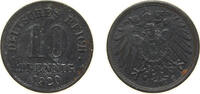Germany 10 Pfennig Germany Weimar Republic 1920 10 Pfennig (type 2 - small shield; without mintmarks) Zinc (223018653) 3.226g VF KM 26 AKS 14 J 299 -