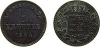 Germany ½ Kreuzer Germany Kingdom of Württemberg German states 1864 ½ Kreuzer - Wilhelm I Copper 2.2g XF KM 603 KR 111 AKS 116 Jäg 1 Wu 81 -
