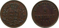 Germany ½ Kreuzer Germany Kingdom of Württemberg German states 1861 ½ Kreuzer - Wilhelm I Copper 2.2g AU KM 603 KR 111 AKS 116 Jäg 1 Wu 81 -