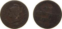 France 1 Centime France Second Republic 1851 A 1 Centime Bronze Paris Mint (4994000) 1.83g VF F 101 Gad 84 KM 754 -