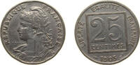 France 25 Centimes France Third Republic 1903 25 Centimes Nickel Paris Mint (16000000) 7g XF F 168 Gad 362 Schön 184 KM 855 -