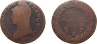 France 5 Centimes France First Republic AN 6 (1797) A 5 Centimes Copper Paris Mint 8.17g VF KM 640 -