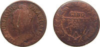 France 5 Centimes France First Republic AN 7 (1798) A 5 Centimes Copper Paris Mint 9.17g VF Scratches KM 640 -