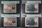 SPAIN 50 PESETAS BANK OF SPAIN - MADRID. Consecutive PAIR. Serie E. VELAZQUEZ. -