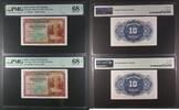 SPAIN 10 PESETAS BANK OF SPAIN. Consecutive PAIR. No serie. -