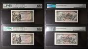 SPAIN 5 PESETAS BANK OF SPAIN - MADRID. Consecutive PAIR. Serie H. -